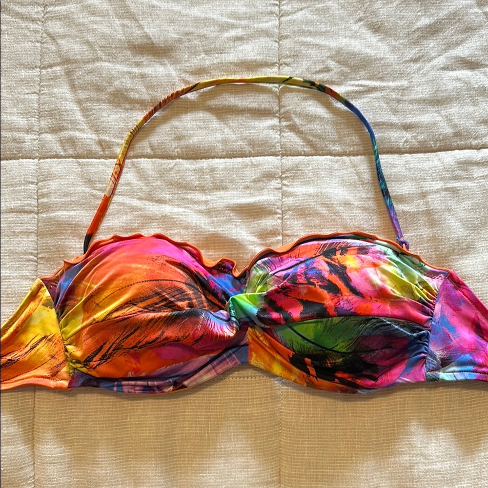 Colorful Seafolly Strapless Bikini Top